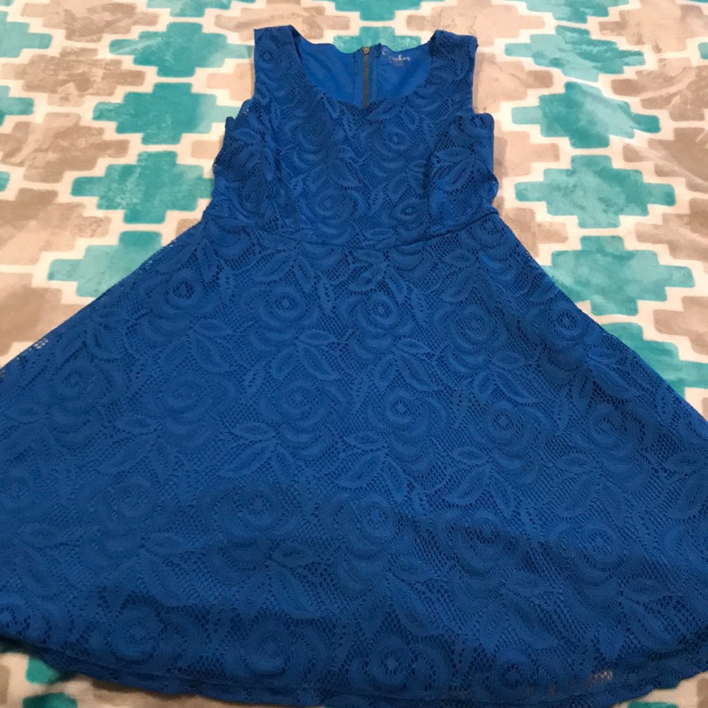 Blue Lacy dress